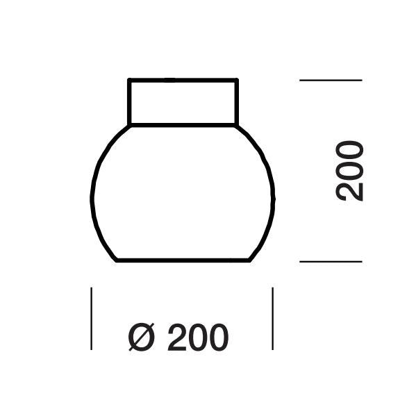 TossB - Sphere Plafondlamp - KOOT