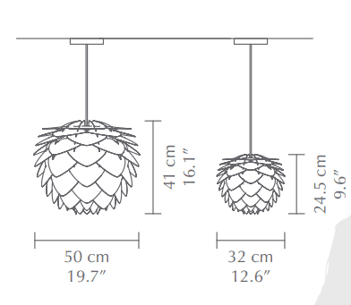 Umage - Silvia Mini Hanglamp met wit koord - KOOT