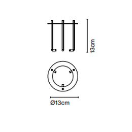 Marset - Bodembevestigingsplaat Accessory - KOOT