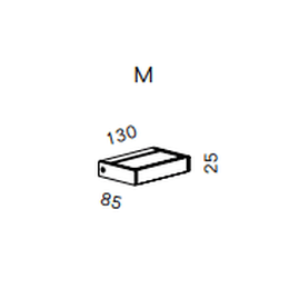 Serien - SML Wall M wandlamp chroom - KOOT