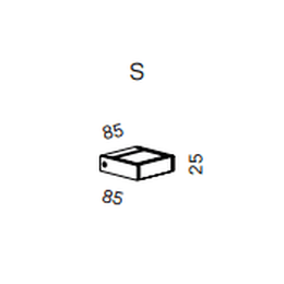 Serien - SML Wall S wandlamp verchroomd - KOOT