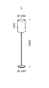 Serien - Club Floor L LED 20w vloerlamp - KOOT