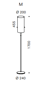 Serien - Club Floor M LED 20w vloerlamp - KOOT