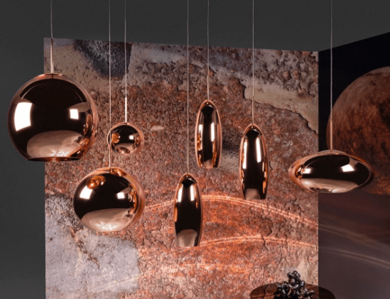 Tom Dixon - Copper 250mm Round LED Koper - KOOT