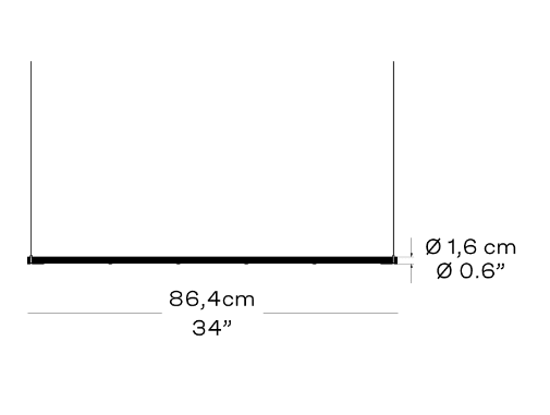 Fritz Hansen - ONELINE hanglamp - KOOT