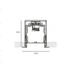 Kreon - Cana 80 recessed mounted profile Wit - KOOT