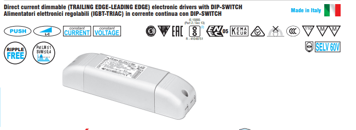 Kreon - LED driver, 500mA, phase dim, 24W - KOOT
