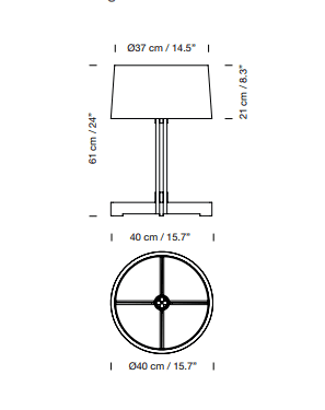 Santa Cole - FAD tafellamp - KOOT