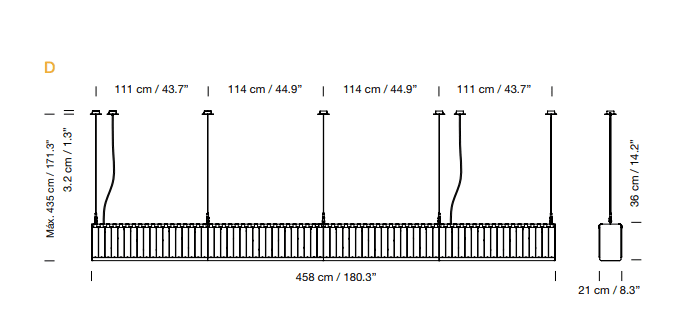 Santa Cole - Línea Estadio hanglamp - KOOT