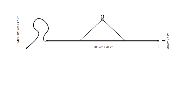Santa Cole - La Colilla hanglamp - KOOT