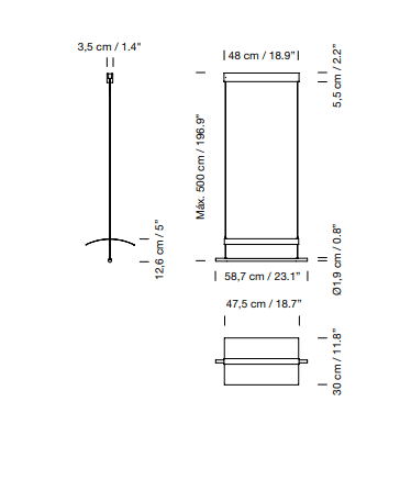 Santa Cole - Lámina 45 hanglamp - KOOT