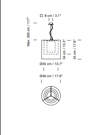 Santa Cole - Moaré hanglamp - KOOT