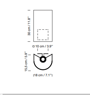 Santa Cole - Singular wandlamp - KOOT