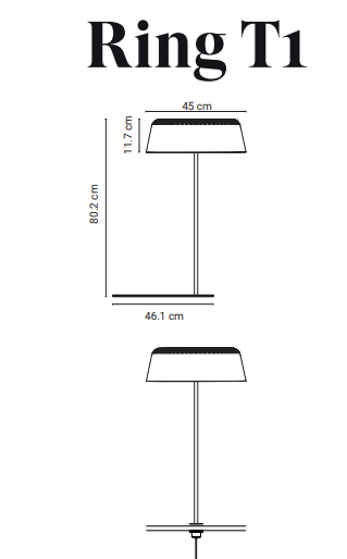 Hollands Licht - Ring T1 tafellamp - KOOT