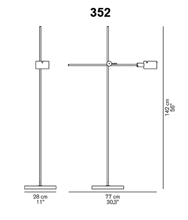 Oluce - G.O. vloerlamp - KOOT