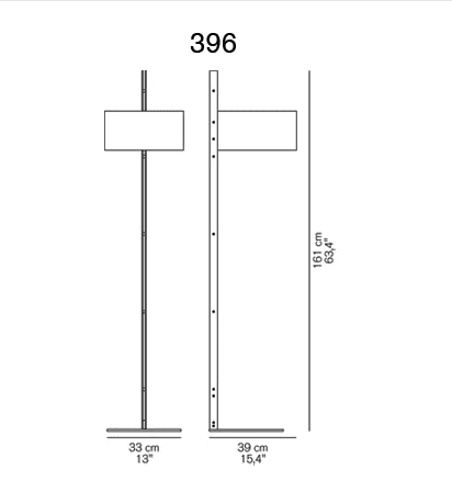 Oluce - Parallel vloerlamp - KOOT