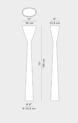 Luceplan - Carrara vloerlamp - KOOT