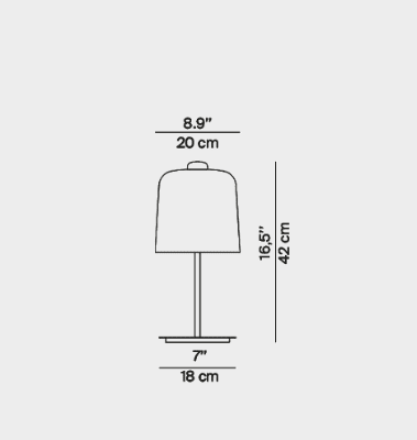 Luceplan - Zile B0220 tafellamp - KOOT