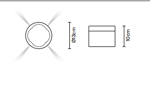 Fabbian - Jazz D52 G08 Wandlamp - KOOT