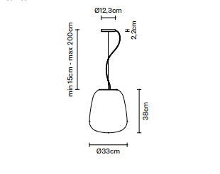 Fabbian - Lumi F07 Baka Hanglamp - KOOT