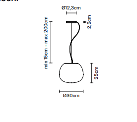 Fabbian - Lumi F07 Mochi Hanglamp - KOOT