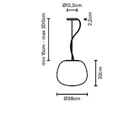 Fabbian - Lumi F07 Mochi Hanglamp - KOOT