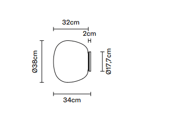 Fabbian - Lumi F07 Mochi Wandlamp - KOOT