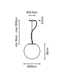 Fabbian - Lumi F07 Sfera Hanglamp - KOOT