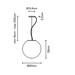 Fabbian - Lumi F07 Sfera Hanglamp - KOOT