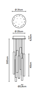 Fabbian - Multispot Tooby C Hanglamp - KOOT