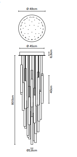 Fabbian - Multispot Tooby C Hanglamp - KOOT