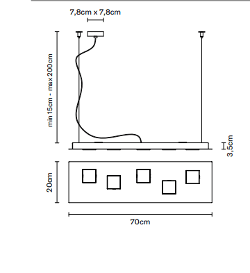 Fabbian - Quarter F38 A01 Hanglamp - KOOT