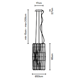 Fabbian - Stick F23 Hanglamp - KOOT
