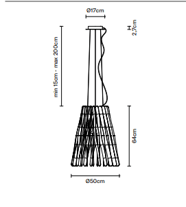 Fabbian - Stick F23 Hanglamp - KOOT