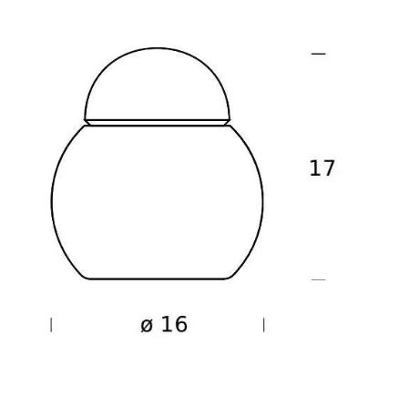 FontanaArte - Daruma Wit Tafellamp - KOOT
