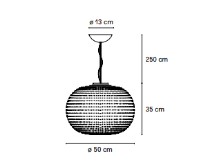 FontanaArte - Bianca Klein LED Hanglamp - KOOT