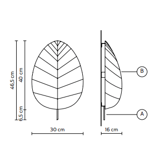 Karman - Eden wandlamp - KOOT