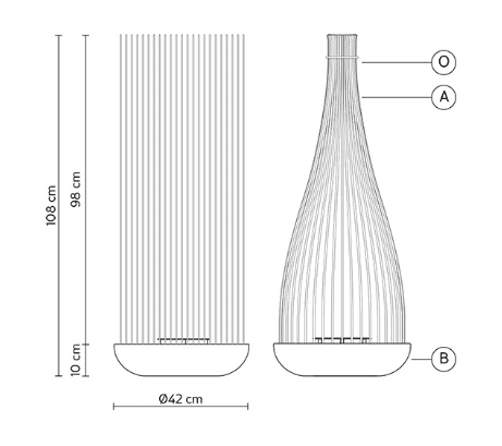 Karman - Don’t Touch HP153 vloerlamp - KOOT