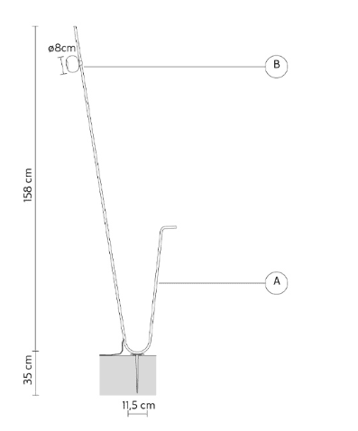 Karman - Pois vloerlamp - KOOT