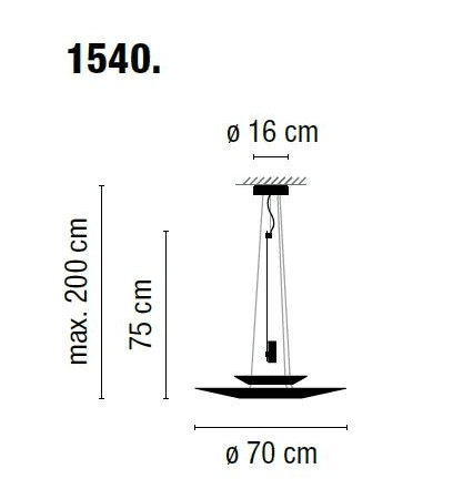 Vibia - Flamingo 1540 hanglamp - KOOT