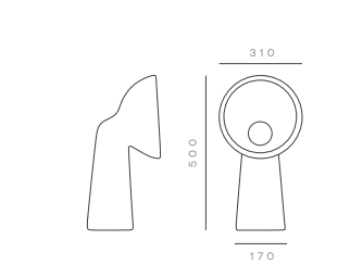 Faina - Soniah Tafellamp - KOOT