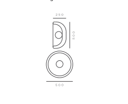 Faina - Soniah groot wandlamp sconce - KOOT