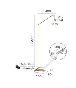 Trizo21 - Austere Vloerlamp - KOOT