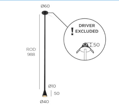 Trizo21 - Austere-Solitaire RF Concreet Plafondlamp - KOOT