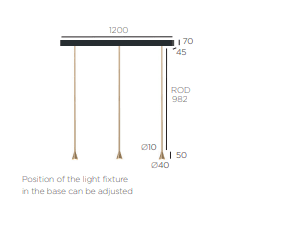 Trizo21 - Austere-D1 3 RF 100 Plafondlamp - KOOT