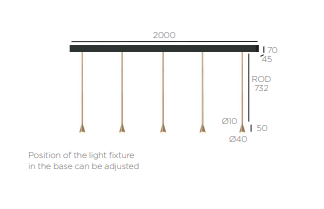 Trizo21 - Austere-D2 5 RF 75 Plafondlamp - KOOT