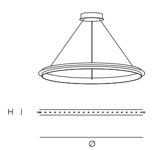 Quasar - Citadel single 100 led Hanglamp - KOOT