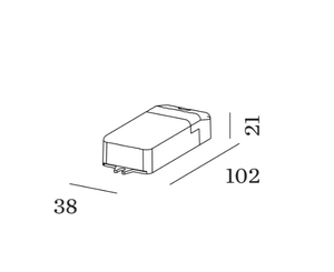 Wever & Ducre - DRIVER 350mA 10W 12-28V PHASE CUT DIM - KOOT