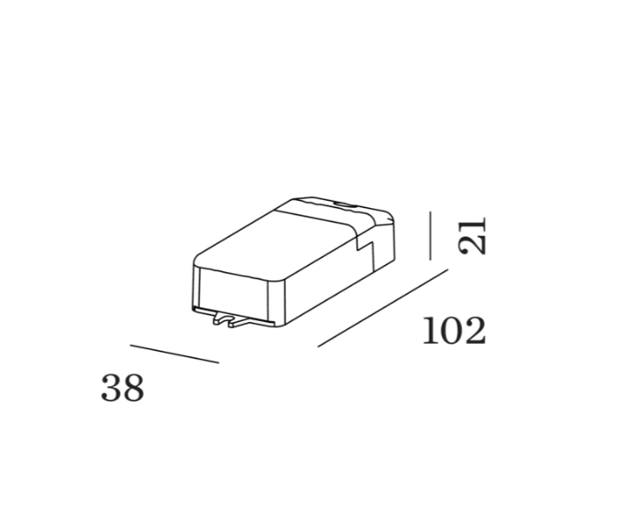 Wever & Ducre - DRIVER 350mA 10W 12-28V PHASE CUT DIM - KOOT