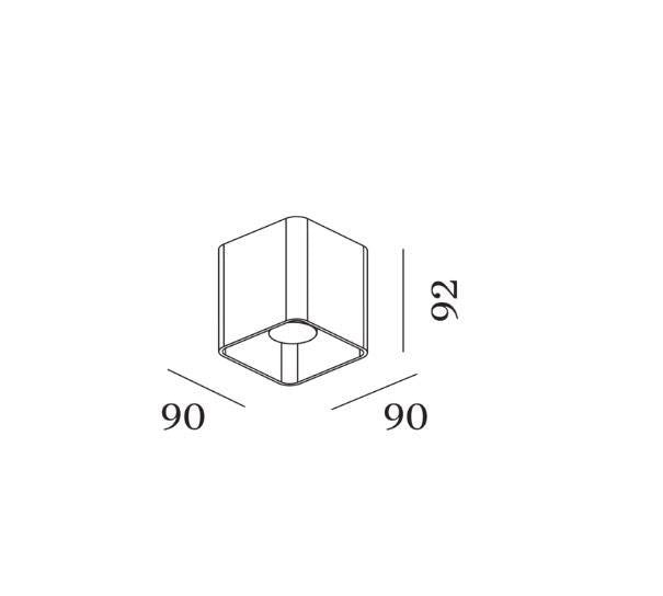 Wever & Ducre - Docus 1.0 Ceiling LED Dim Plafondlamp alu - KOOT